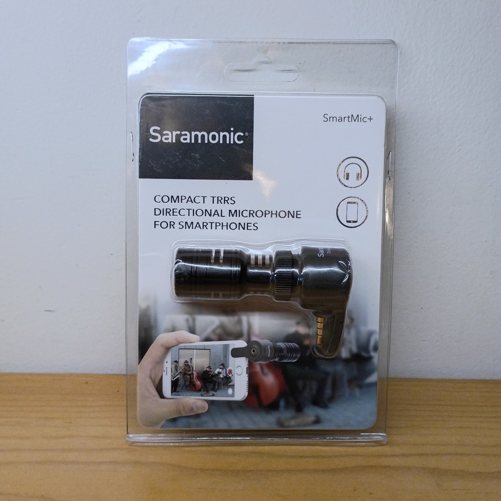 Saramonic SmartMic+ compact TRRS directional‎ microphone for smartphones